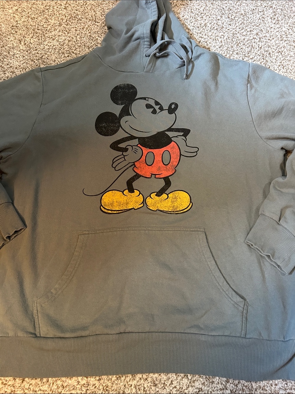 Disney Hoodie with Vintage Mickey Graphic
